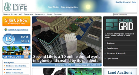 3D仮想社会サービス・解説画像1